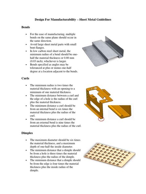 dfm sheet metal|sheet metal dimensioning guidelines.